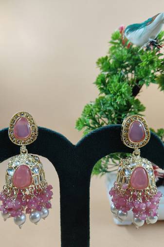   Jhumki Earrings For Wo  And Girls / Indian state t earrings for wedding, festival, Diwali