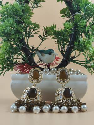   Jhumki Earrings For Wo  And Girls / Indian state t earrings for wedding, festival, Diwali 2