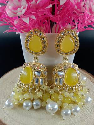   Jhumki Earrings For Wo  And Girls / Indian state t earrings for wedding, festival, Diwali 5