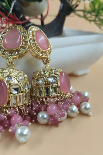   Jhumki Earrings For Wo  And Girls / Indian state t earrings for wedding, festival, Diwali