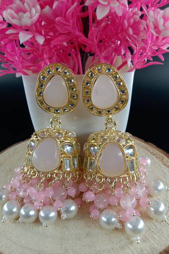   Jhumki Earrings For Wo  And Girls / Indian state t earrings for wedding, festival, Diwali