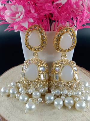   Jhumki Earrings For Wo  And Girls / Indian state t earrings for wedding, festival, Diwali 3