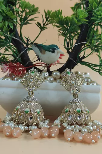   Traditional Jhumka Earrings For Wo  And Girls