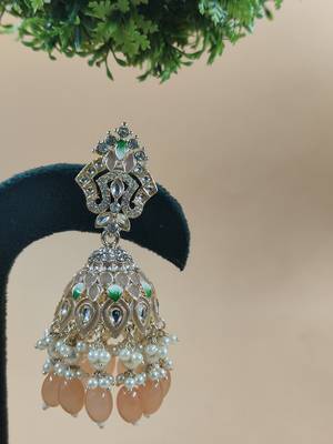   Traditional Jhumka Earrings For Wo  And Girls 3
