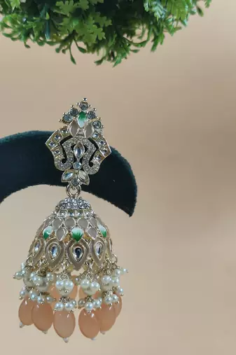   Traditional Jhumka Earrings For Wo  And Girls