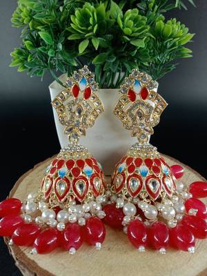   Traditional Jhumka Earrings For Wo  And Girls 2