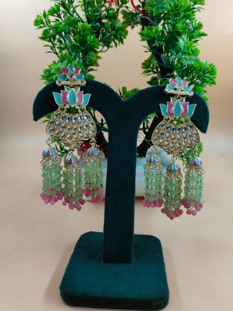 Jiyanshi Fashion Traditional Earrings For Women And Girls