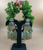 Jiyanshi Fashion Traditional Earrings For Women/ Pista Pitch Color