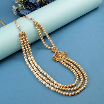 Groom mala and brooch set 1