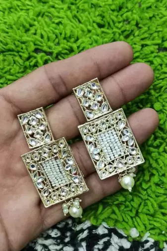   Western Classic Dangler Earrings With Gold Plating