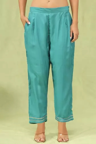 Vredevogel  women   s viscose roman silk embroidery straight kurta pant with dupatta set