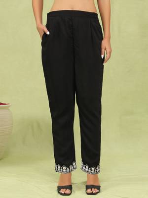 Vredevogel  women   s viscose roman silk embroidery straight kurta pant with dupatta set 4