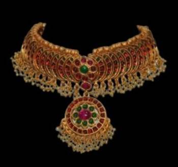 Kemp stone designer necklace set 2