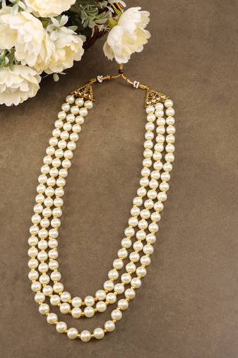 Groom mala and brooch set