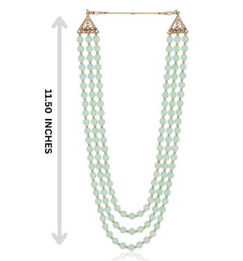 Groom mala and brooch set 5