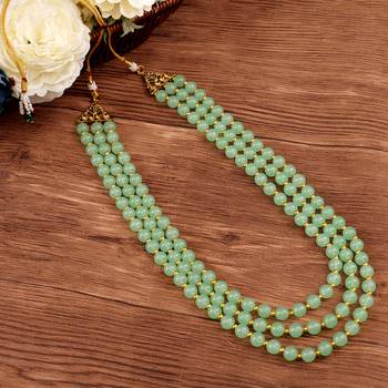 Groom mala and brooch set 1