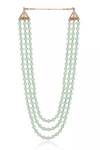Groom mala and brooch set