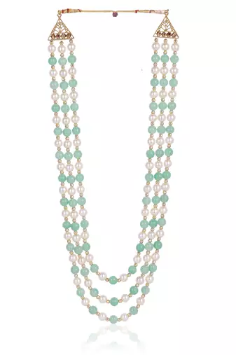 Groom mala and brooch set
