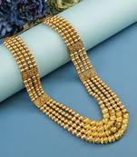   groom sherwani necklace moti mala layered for wedding | groom mala with brooch set