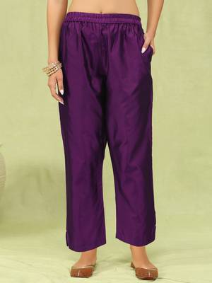 Vredevogel  women cotton silk blend kurta and pant sets with handwork and dupatta 4