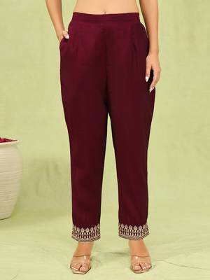 Vredevogel  women   s viscose roman silk embroidery straight kurta pant with dupatta set 4