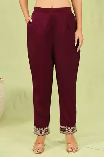 Vredevogel  women   s viscose roman silk embroidery straight kurta pant with dupatta set