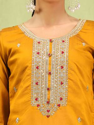 Vredevogel  women   s viscose roman silk embroidery straight kurta pant with dupatta set 3