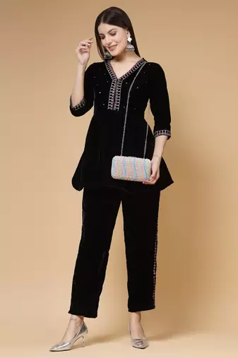 adorn pastel multi wave embellished faux silk clutch