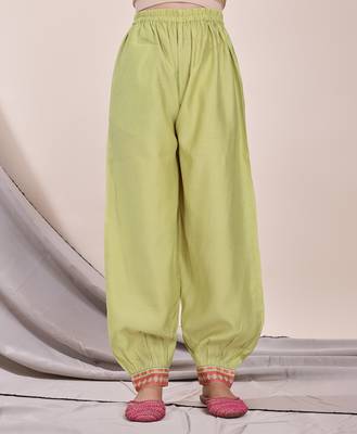  light green muslin silk floral mirror work straight kurta with afghani salwar & dupatta 3