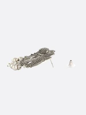 Women parrot design silver plated german earrings 4