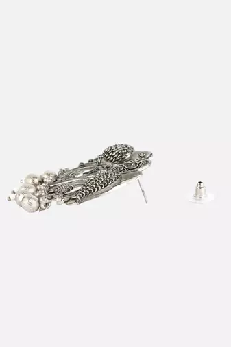 Women parrot design silver plated german earrings