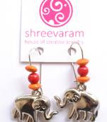 Colourful elephant parade earrings