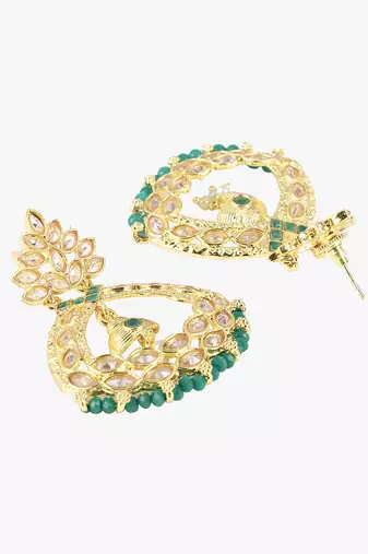 24ct gold-toned handcrafted earing