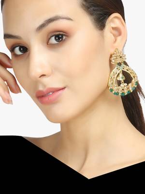 24ct gold-toned handcrafted earing 4
