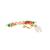 24 ct gold-plated flower stone studded handcrafted nose pin