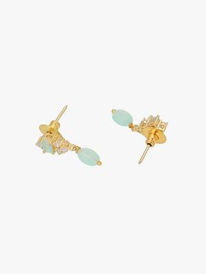 Gold-plated stone-studded pearl beaded traditional mangalsutra 4