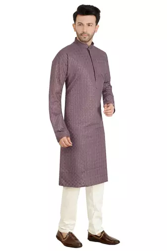 Arruga stylish georgette golden sequins kurta pajama