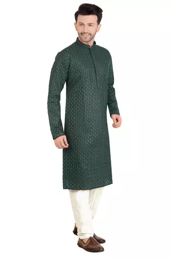 Arruga stylish georgette golden sequins kurta pajama