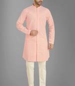 Arruga stylish cotton embroidery kurta pant set