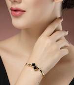 women gold-plated cuff bracelet