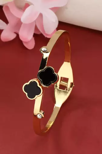 women gold-plated cuff bracelet