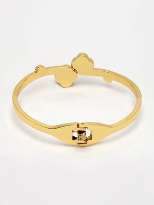 women gold-plated cuff bracelet 4