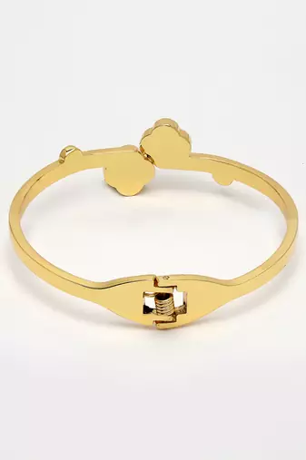 women gold-plated cuff bracelet