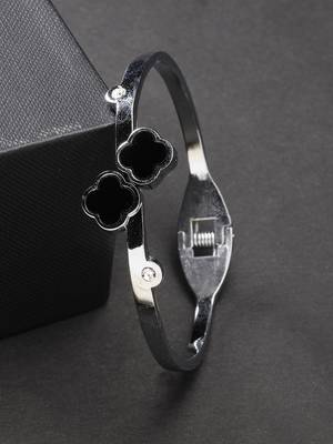 women silver-plated cuff bracelet 2