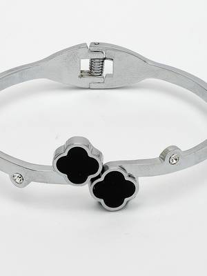 women silver-plated cuff bracelet 3