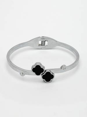 women silver-plated cuff bracelet 5