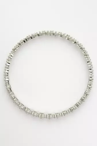 women set of 4 silver-plated cz stone-studded handcrafted bangles