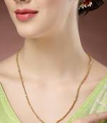 women gold-plated minimal chain