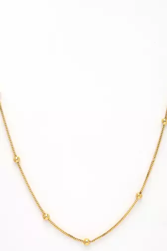 women gold-plated minimal chain