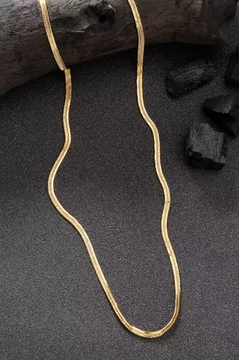 women gold-plated minimal chain